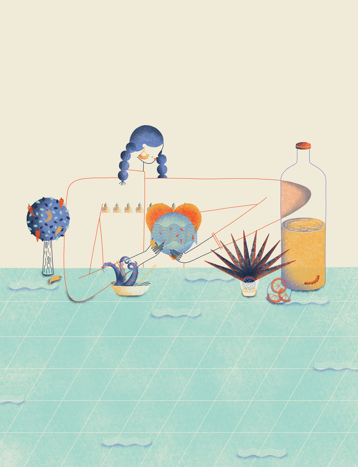 La última cena: Lula Martín del Campo