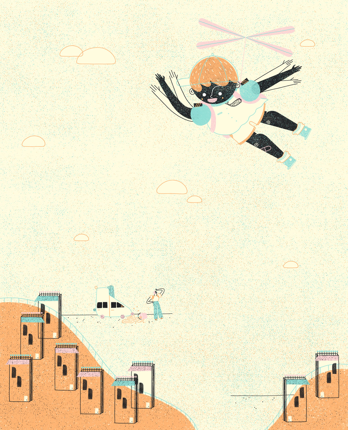 Mírame, ¡puedo volar!