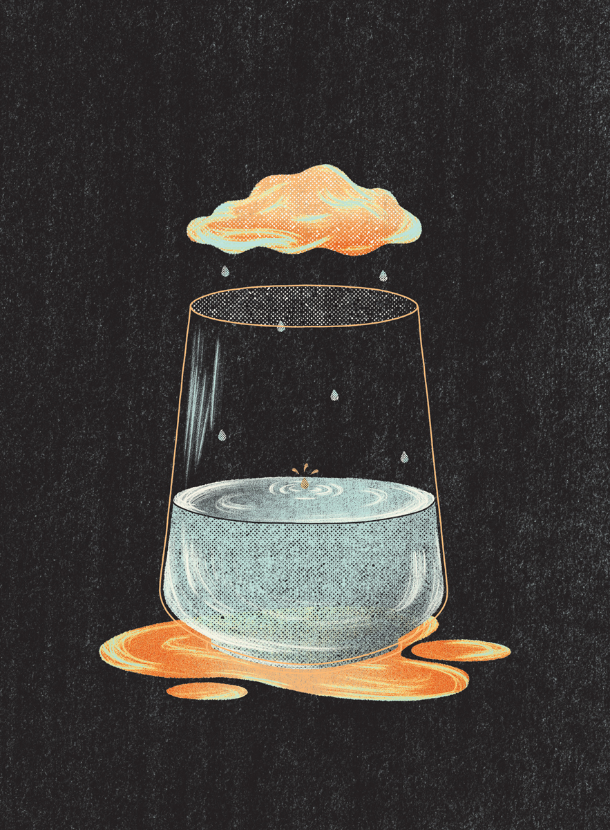 La pérdida de voluntad en el agua